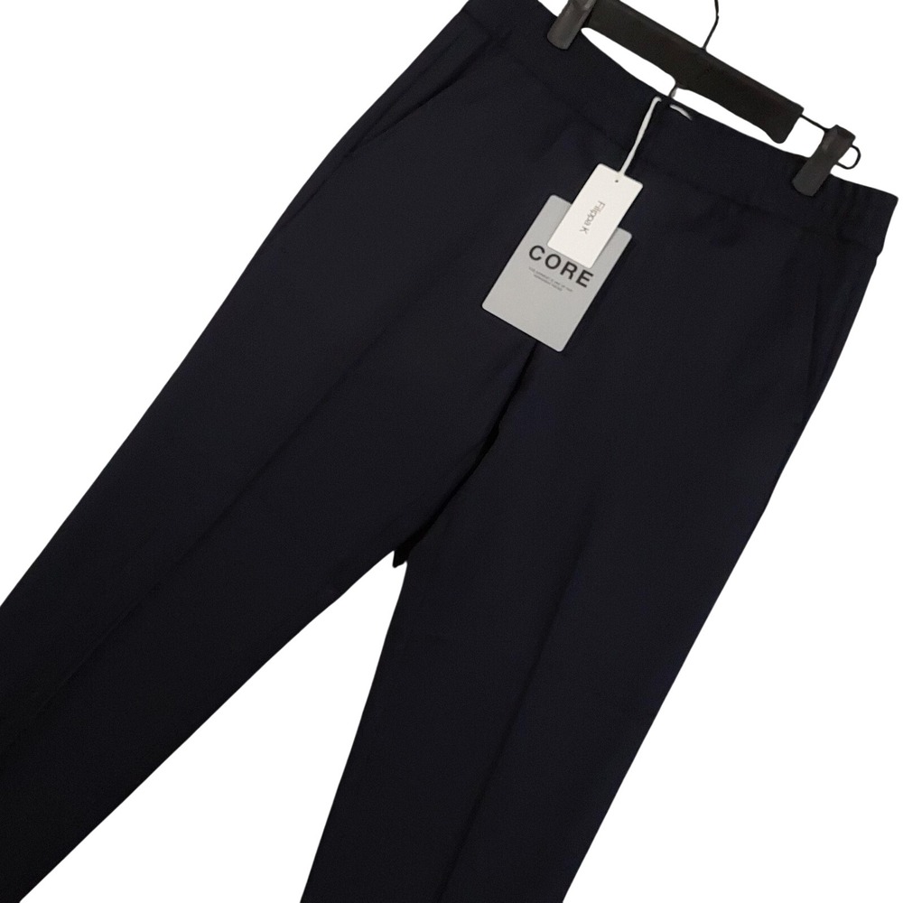 Filippa K Pants‎ Mens 44 Navy M. Terry Cropped Trouser Core Elastic Waist 29x27